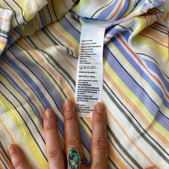 NWT Prana Button-Up Tunic Top - Picture 14 of 16